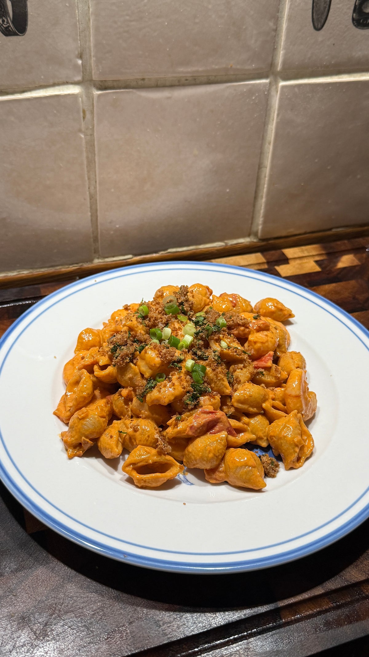 Prawn Gochujang Conchiglie