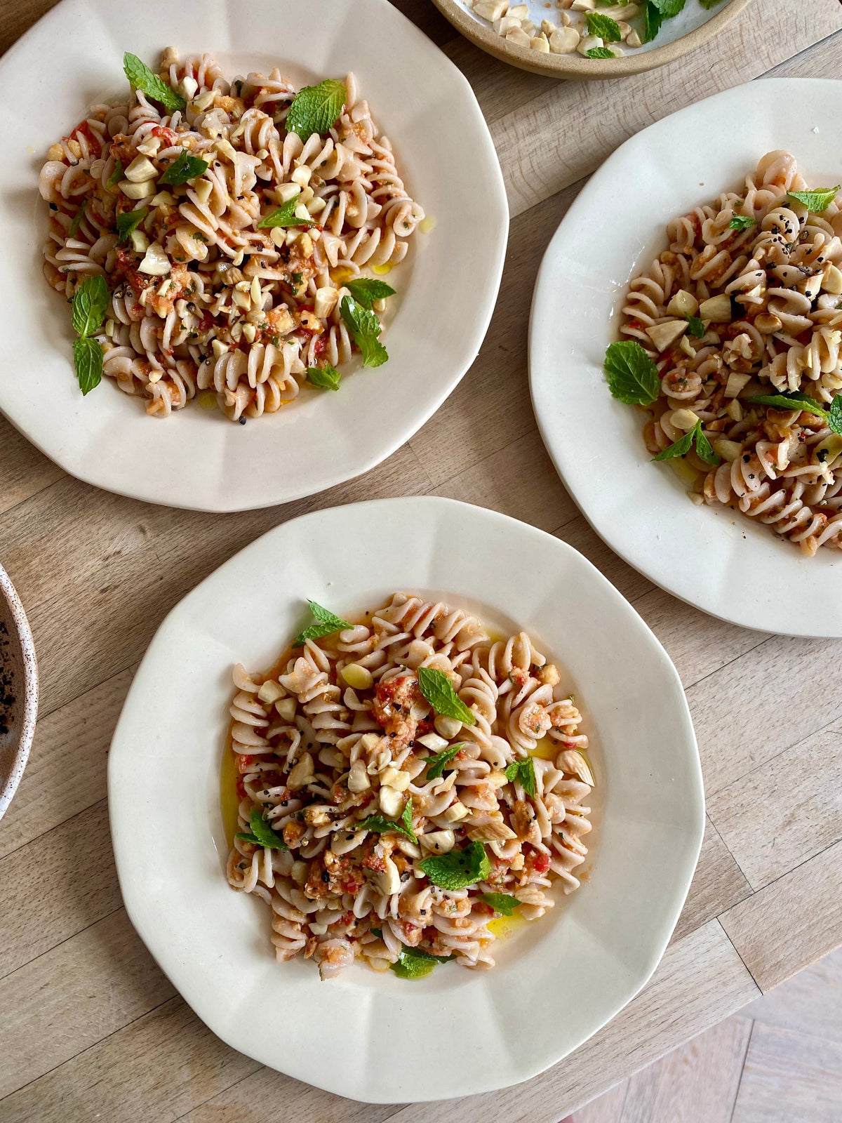 Fusilli with Mint Trapanese by Florence Blair