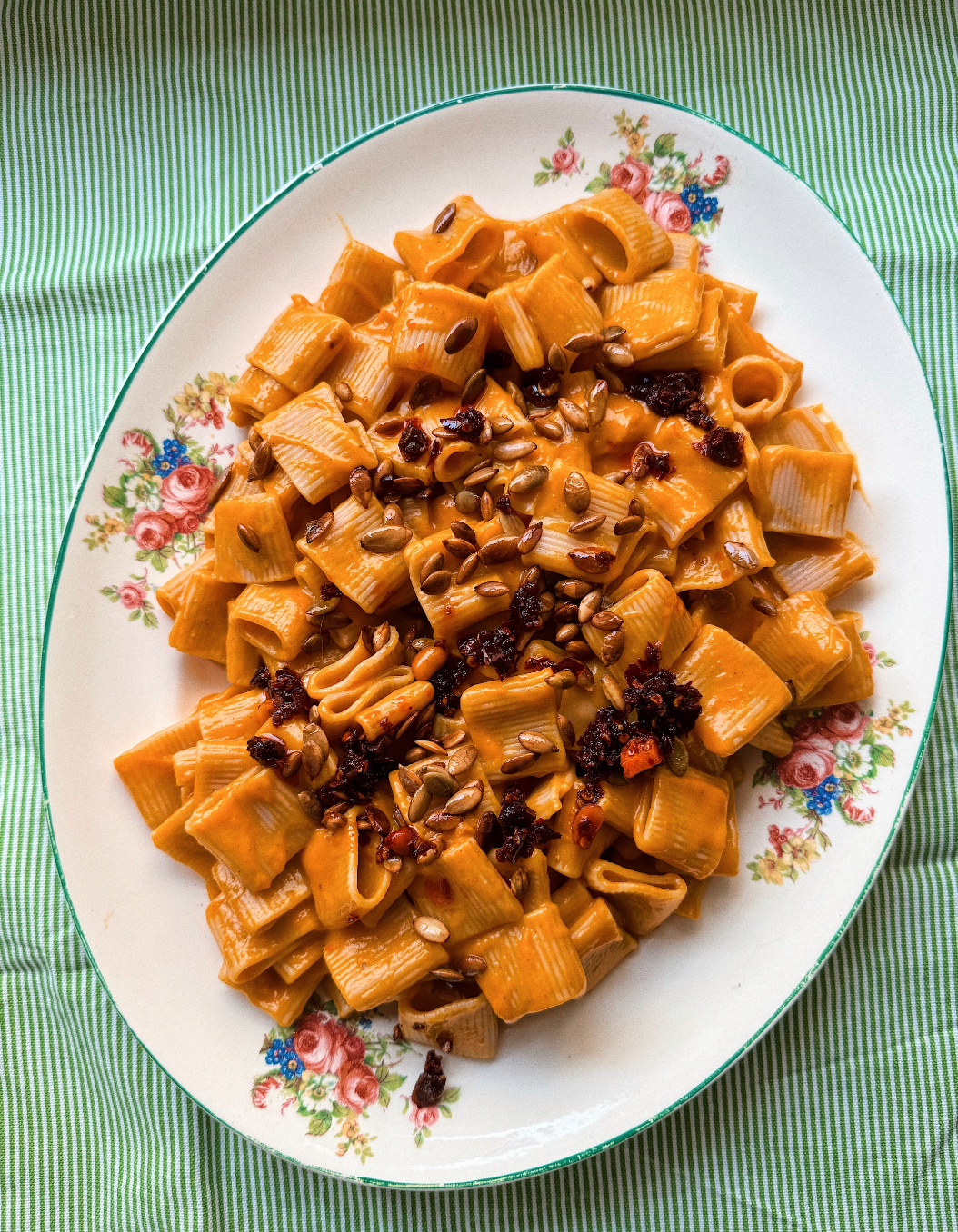 Miso Gochujang Pumpkin Rigatoni