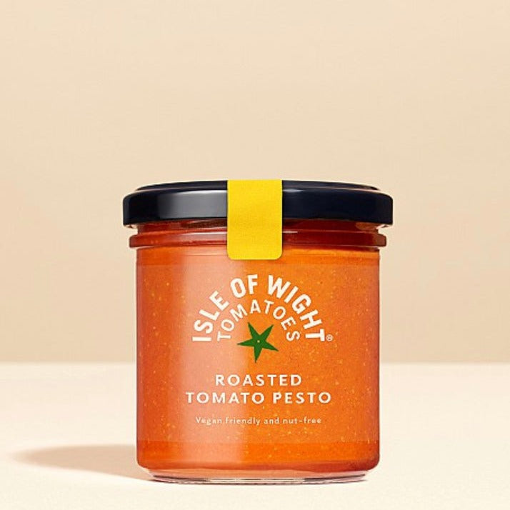 Isle of Wight tomatoes roasted tomato pesto