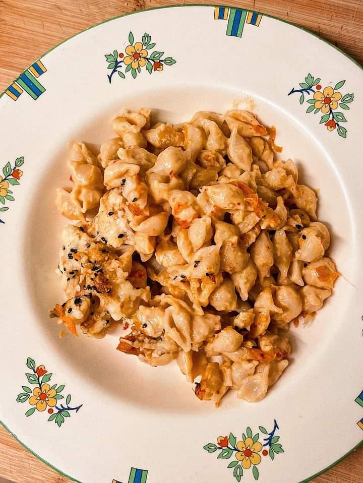 Recipe from Izzie Cox using Northern Pasta Co Conchigliette