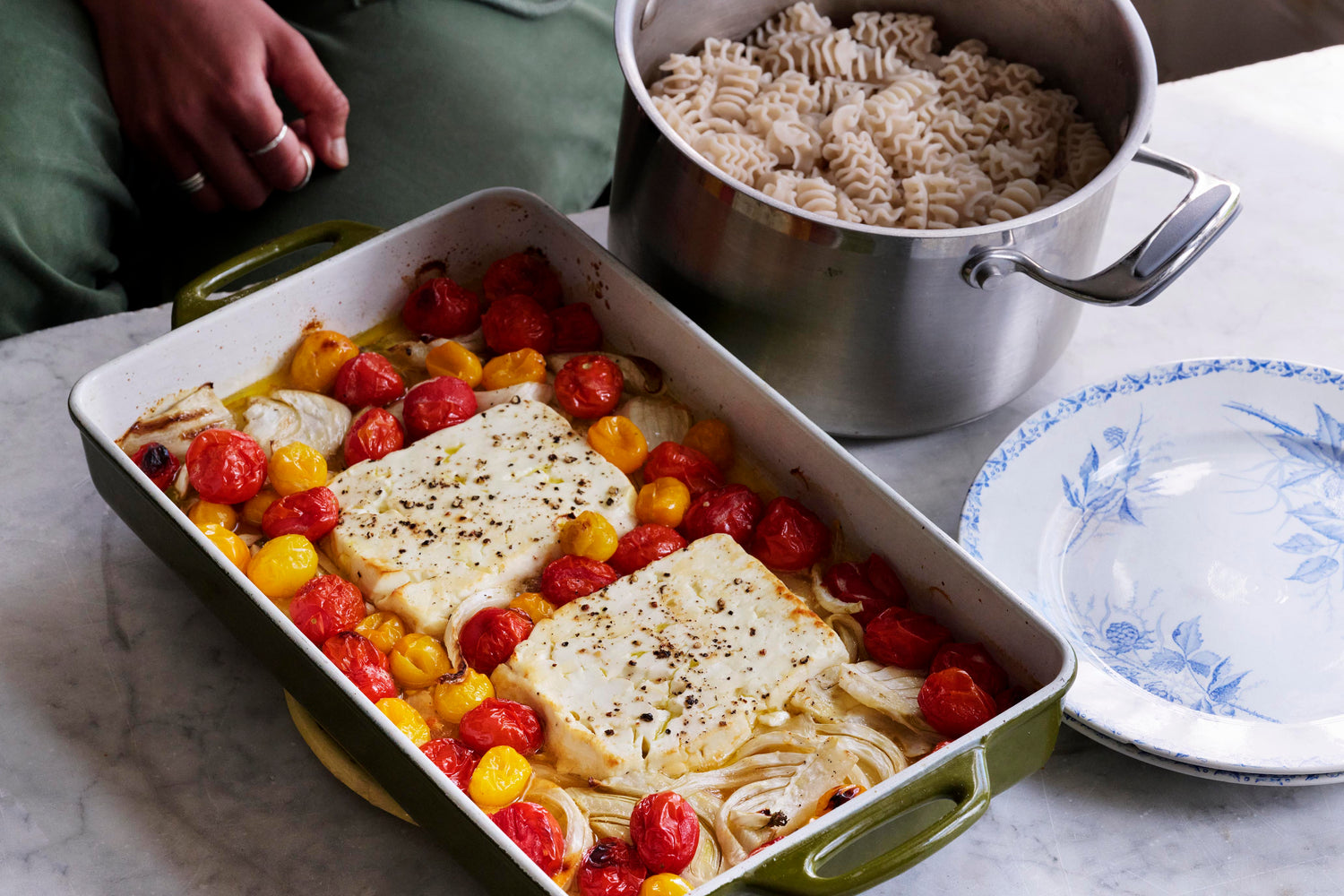 Baked Feta Fennel & Cherry Tomato