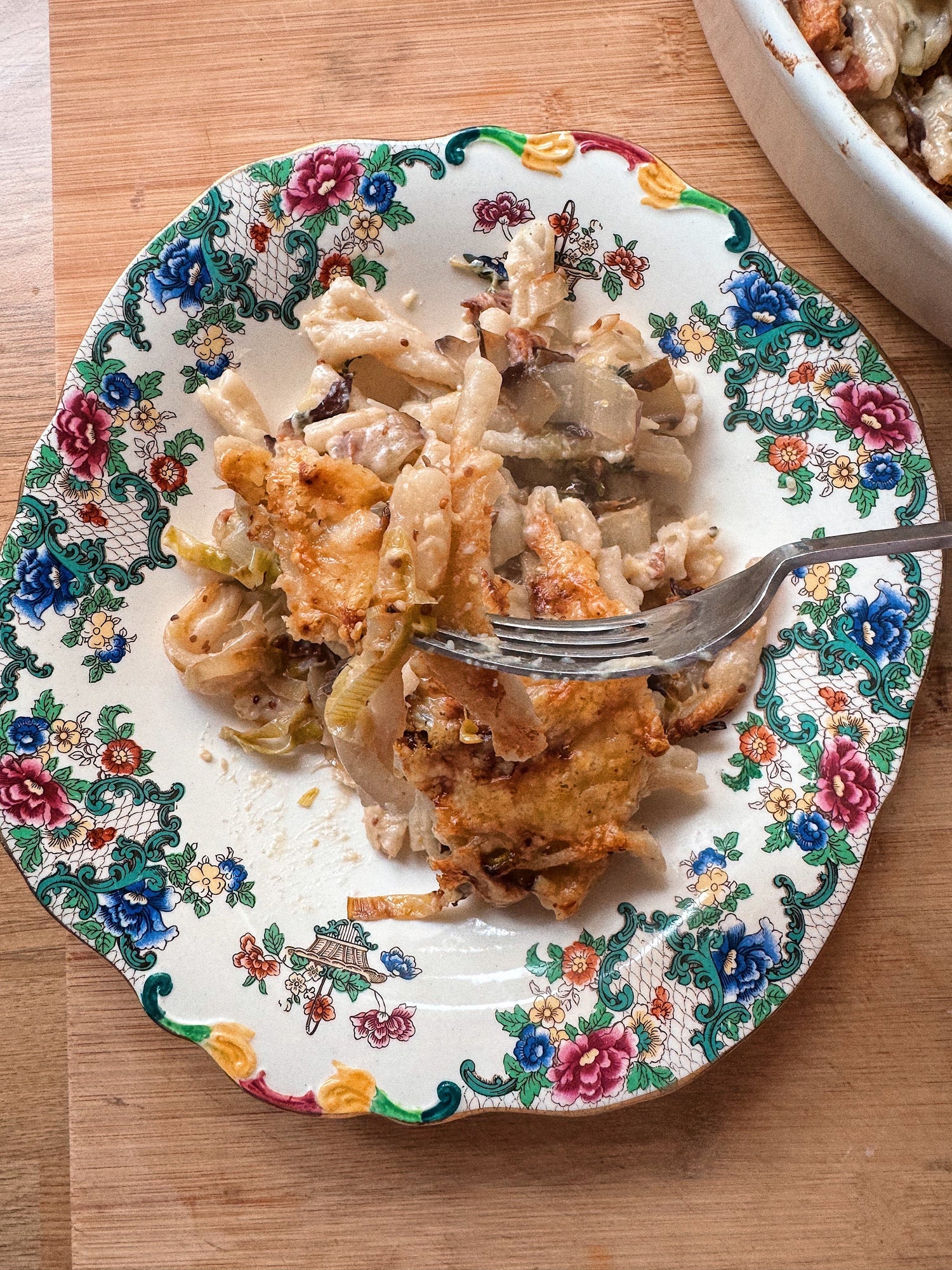 Chicory Gratin Pasta Bake