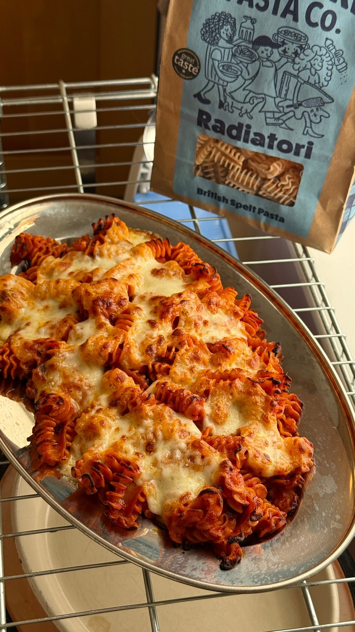 Spicy Radiatori Bake