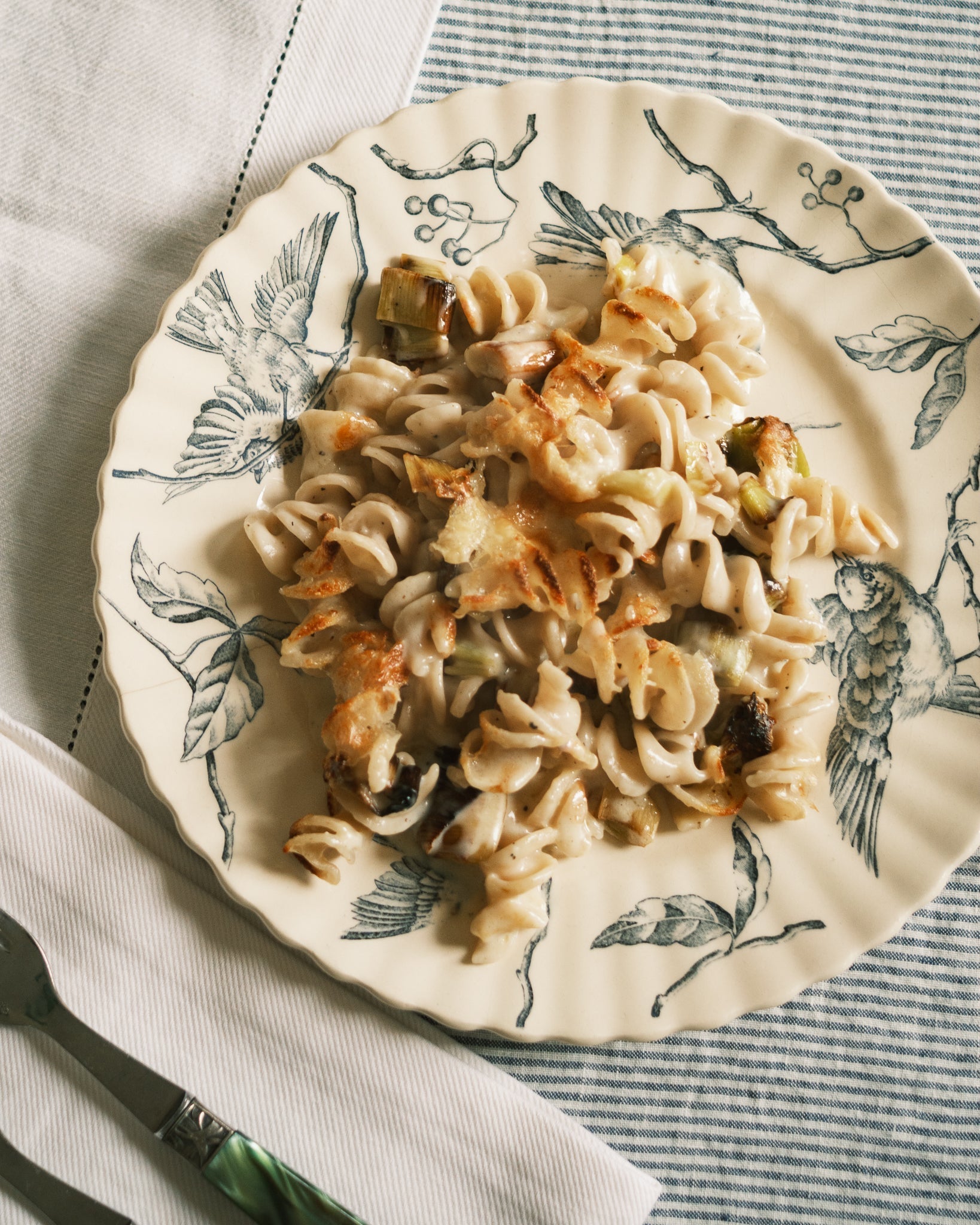 Roasted Leek and Talleggio Fusilli Bake