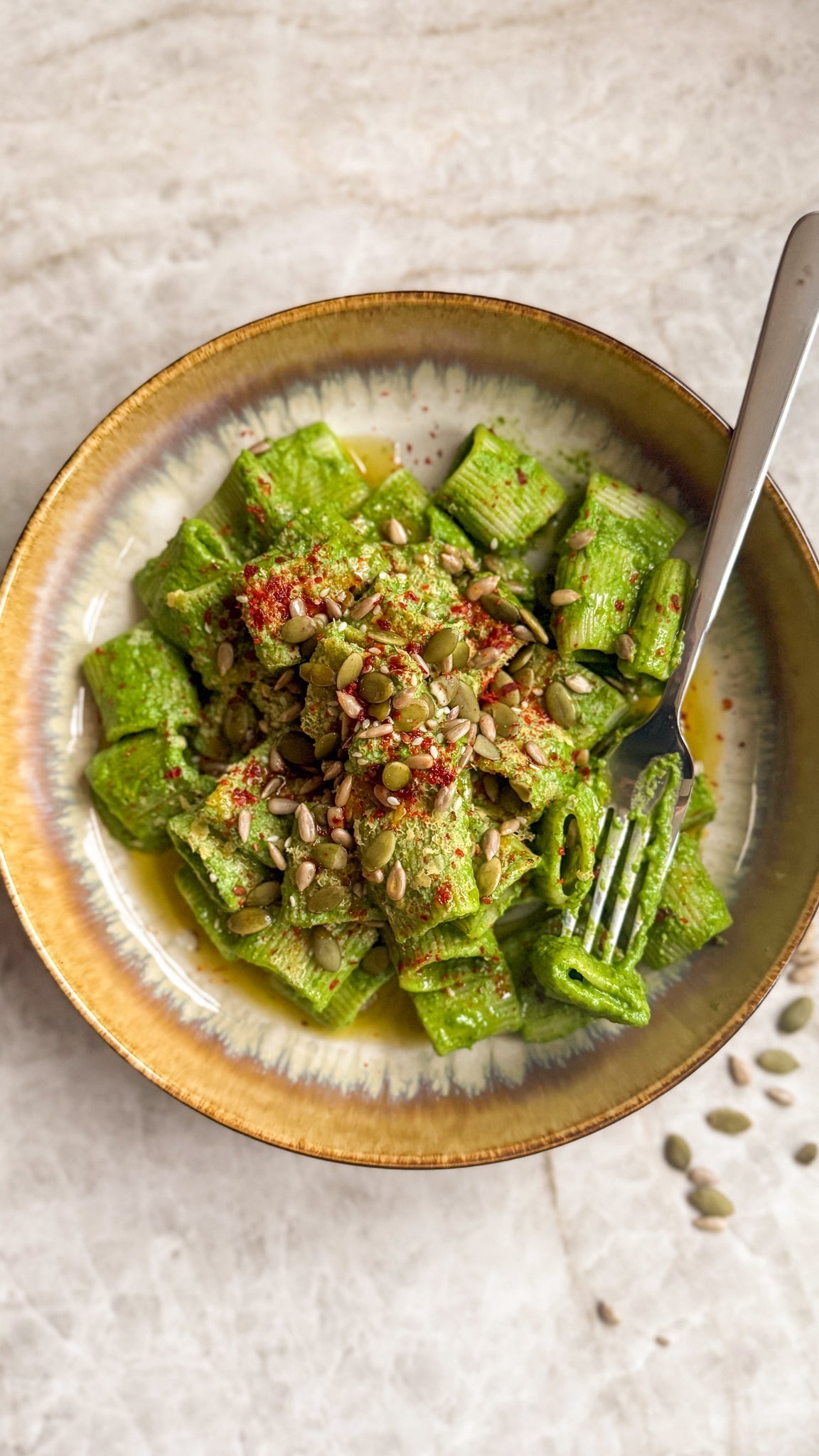 Green Goddess Rigatoni