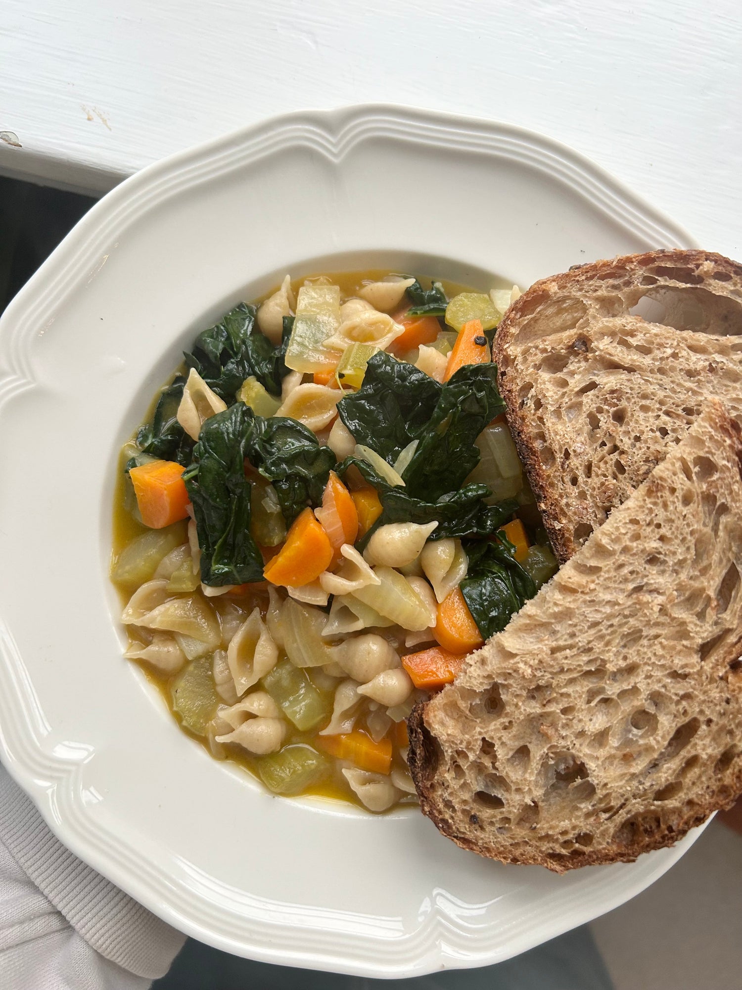 Seasonal Veg Conchigliette Soup