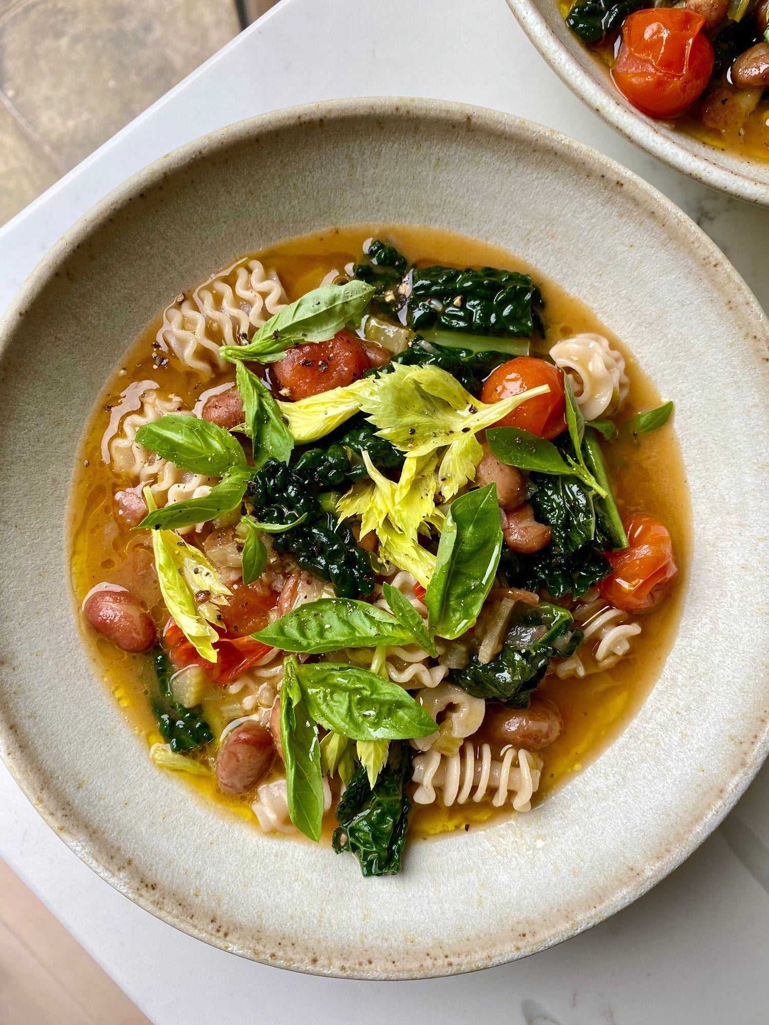 End of Summer Minestrone by Florence Blair