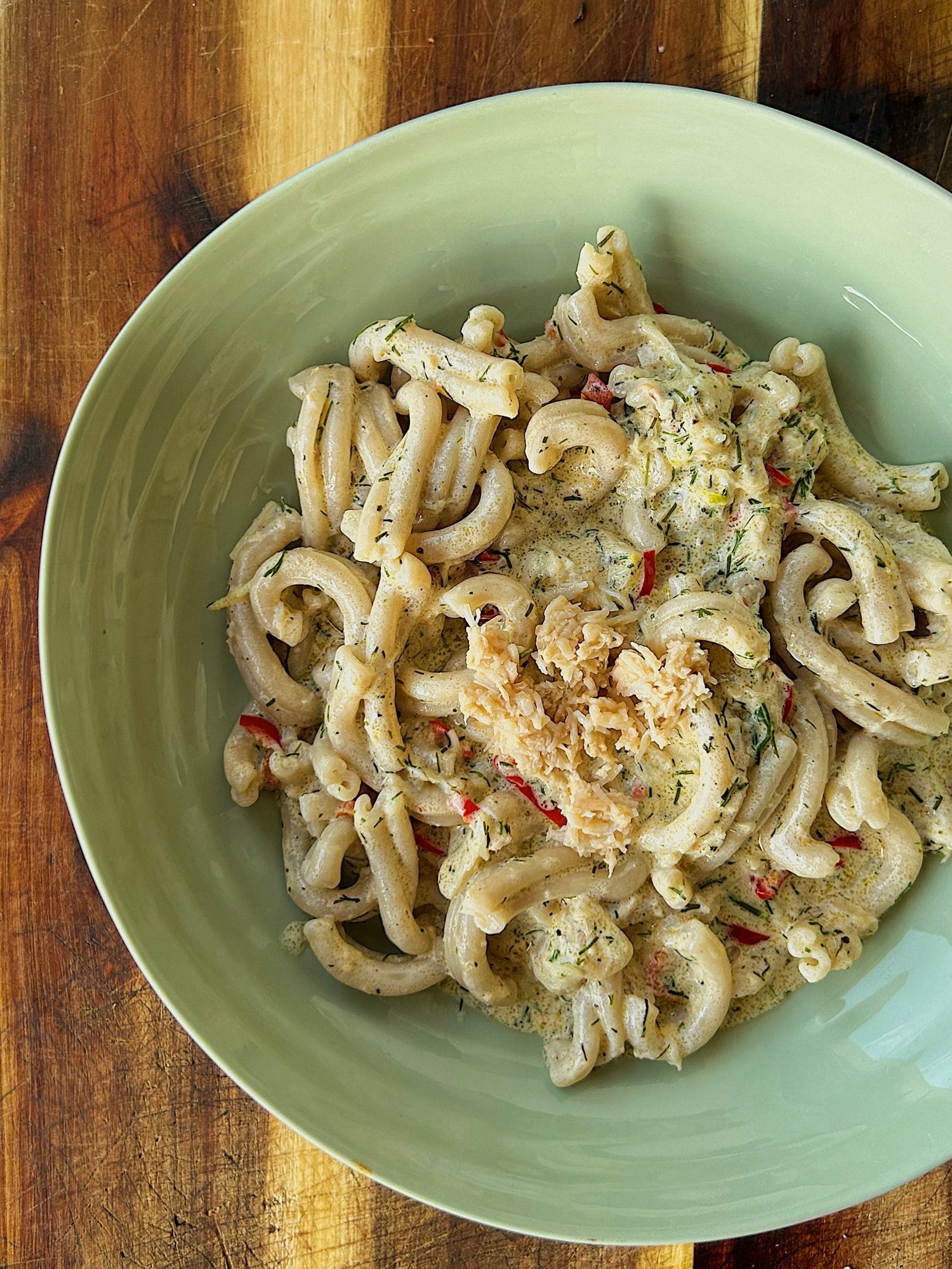 Chilli, Crab and Crème Fraiche Casarecce