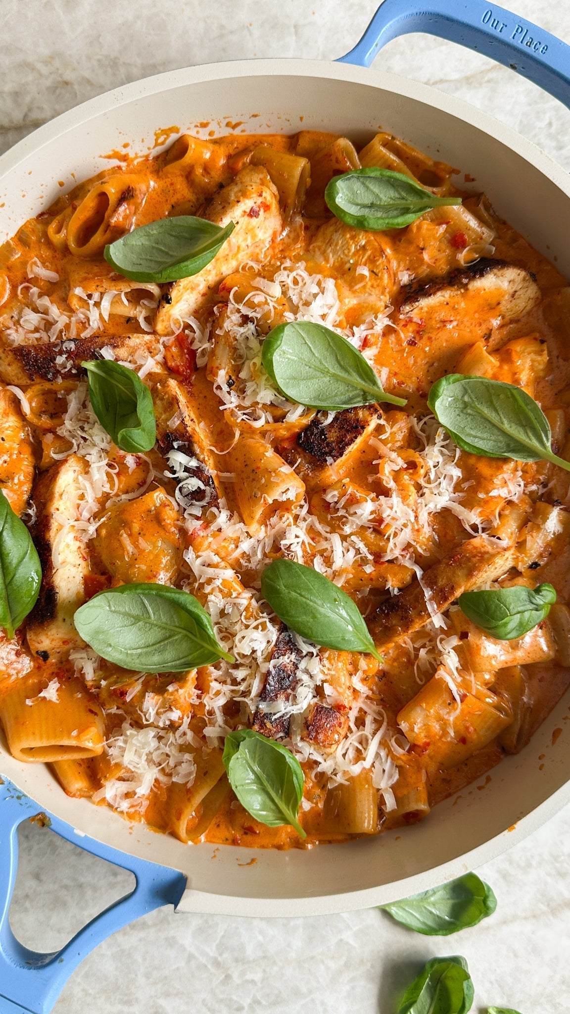 One-Pan Creamy Nduja Chicken Rigatoni