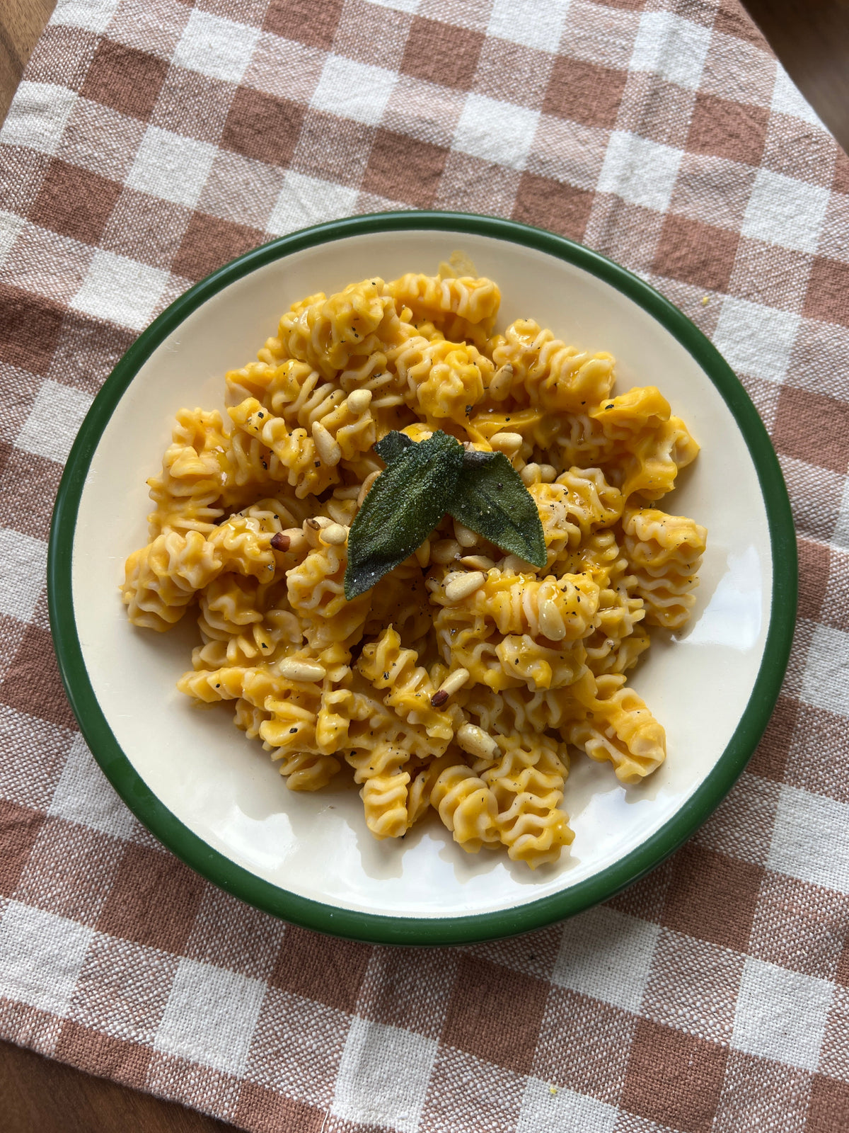 Creamy Butternut Squash & White Bean Pasta