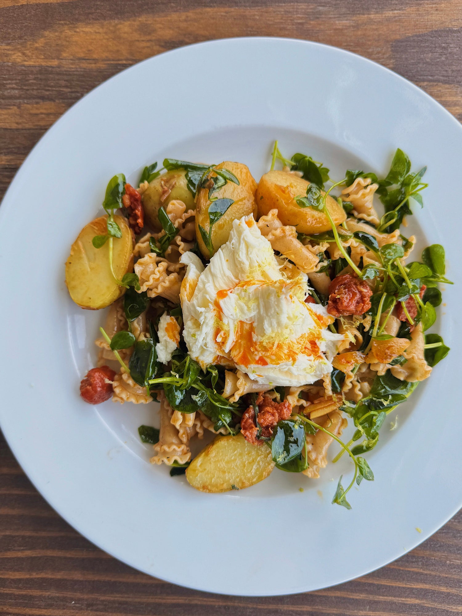 Jersey Royal, Chorizo and Mozzarella Gigli Salad