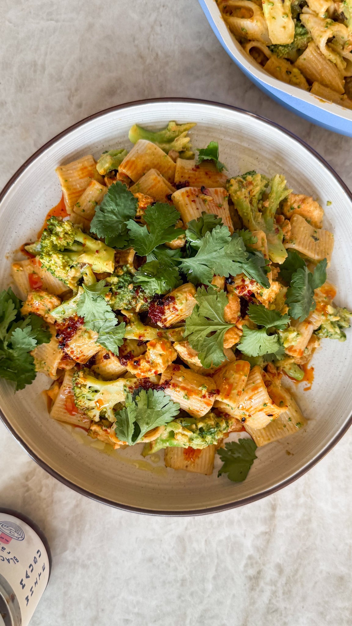 Broccoli & Black Bean Rayu Rigatoni