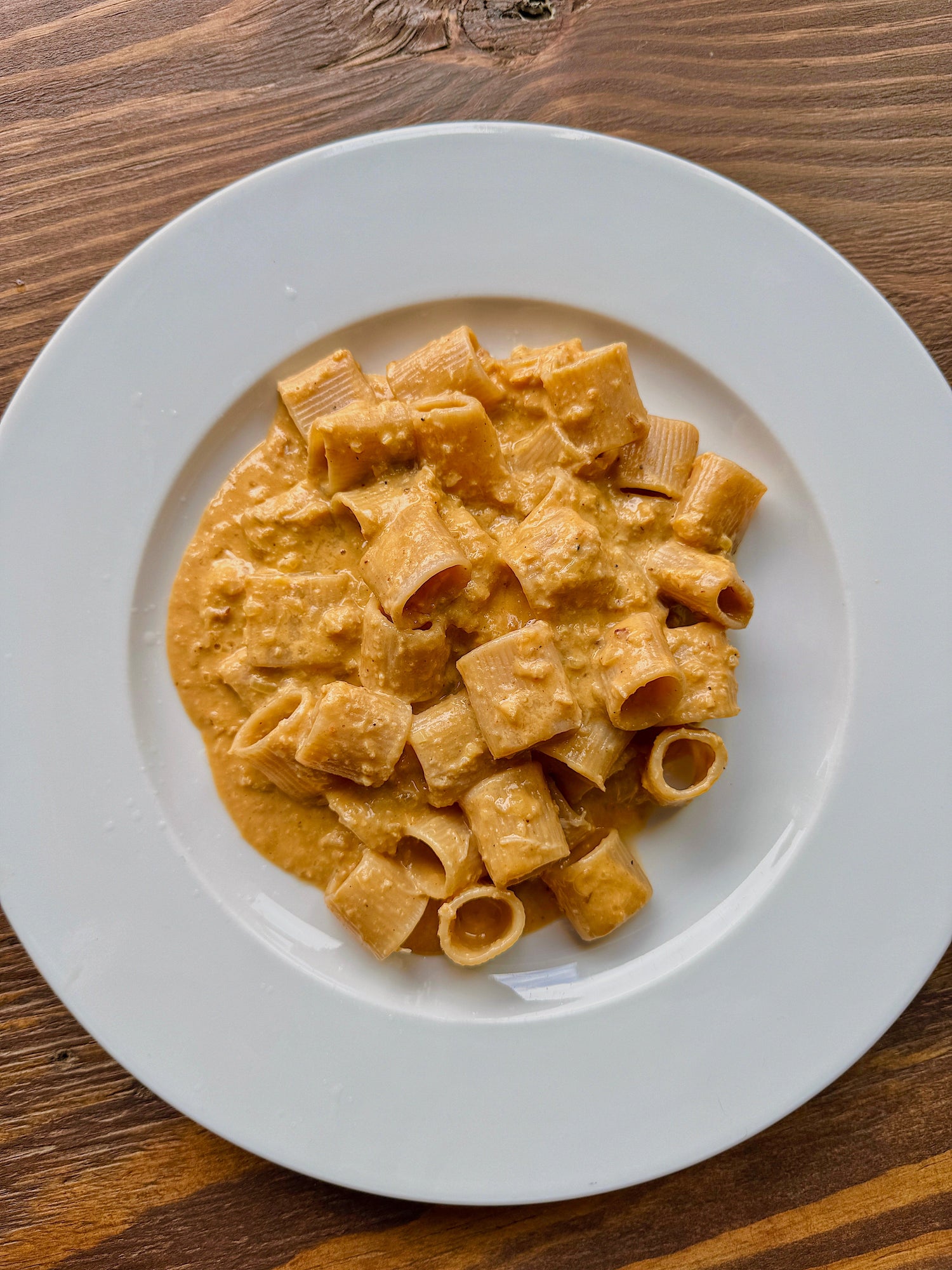 Lemon and Brown Crab Rigatoni