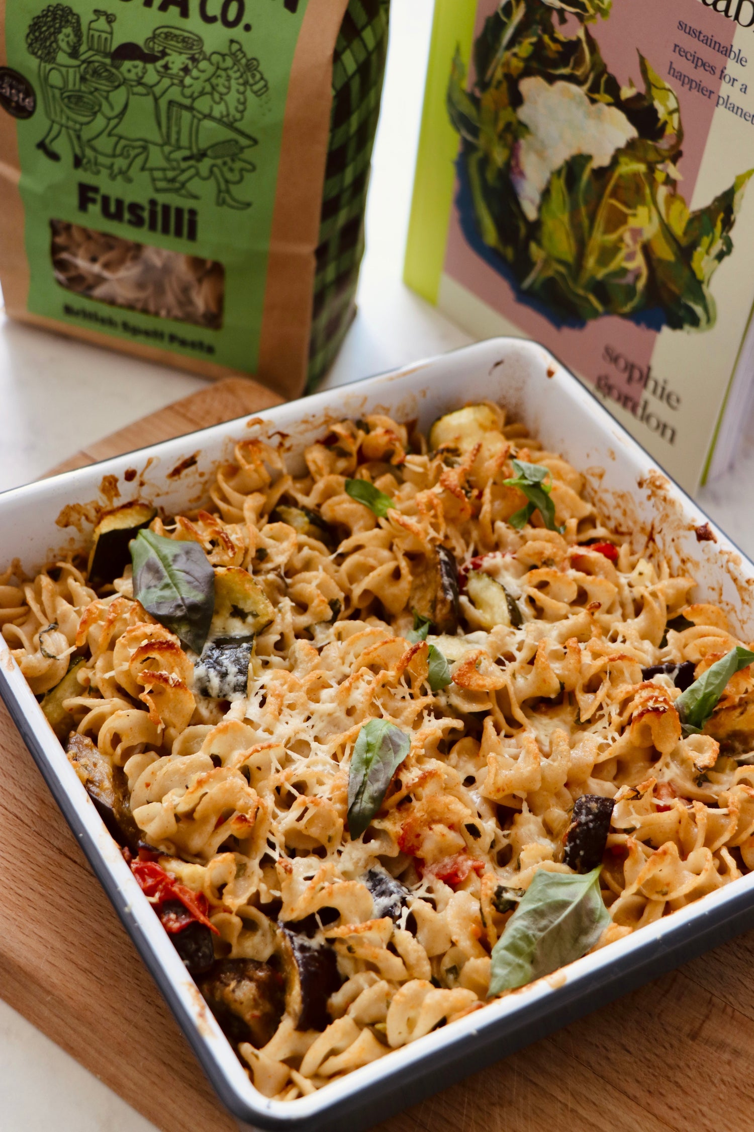 Dad’s Any-Veg-Goes Pasta Bake