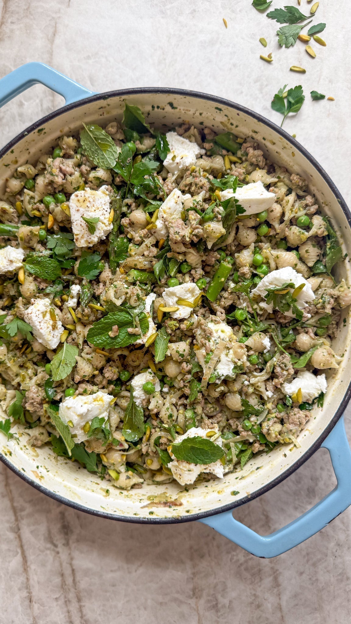 Spring Lamb Conchigliette Pasta