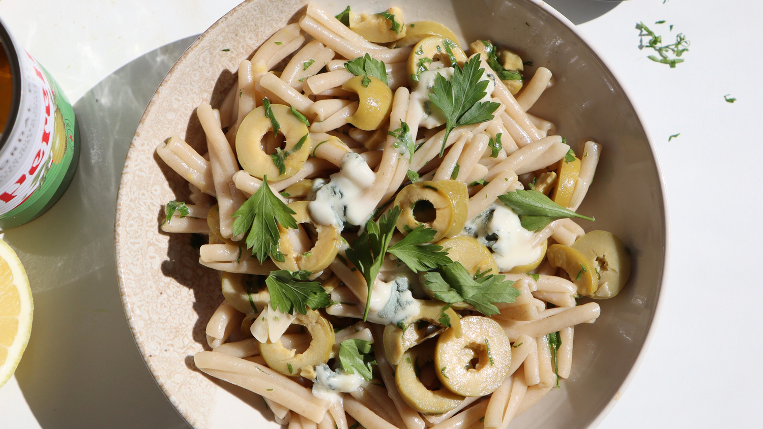Dirty Martini Pasta