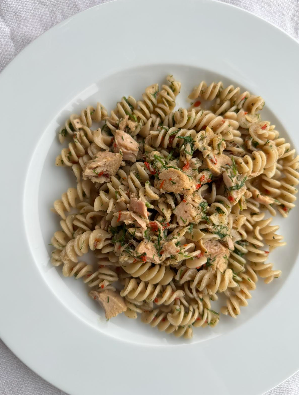 Tuna and Chilli Fusilli