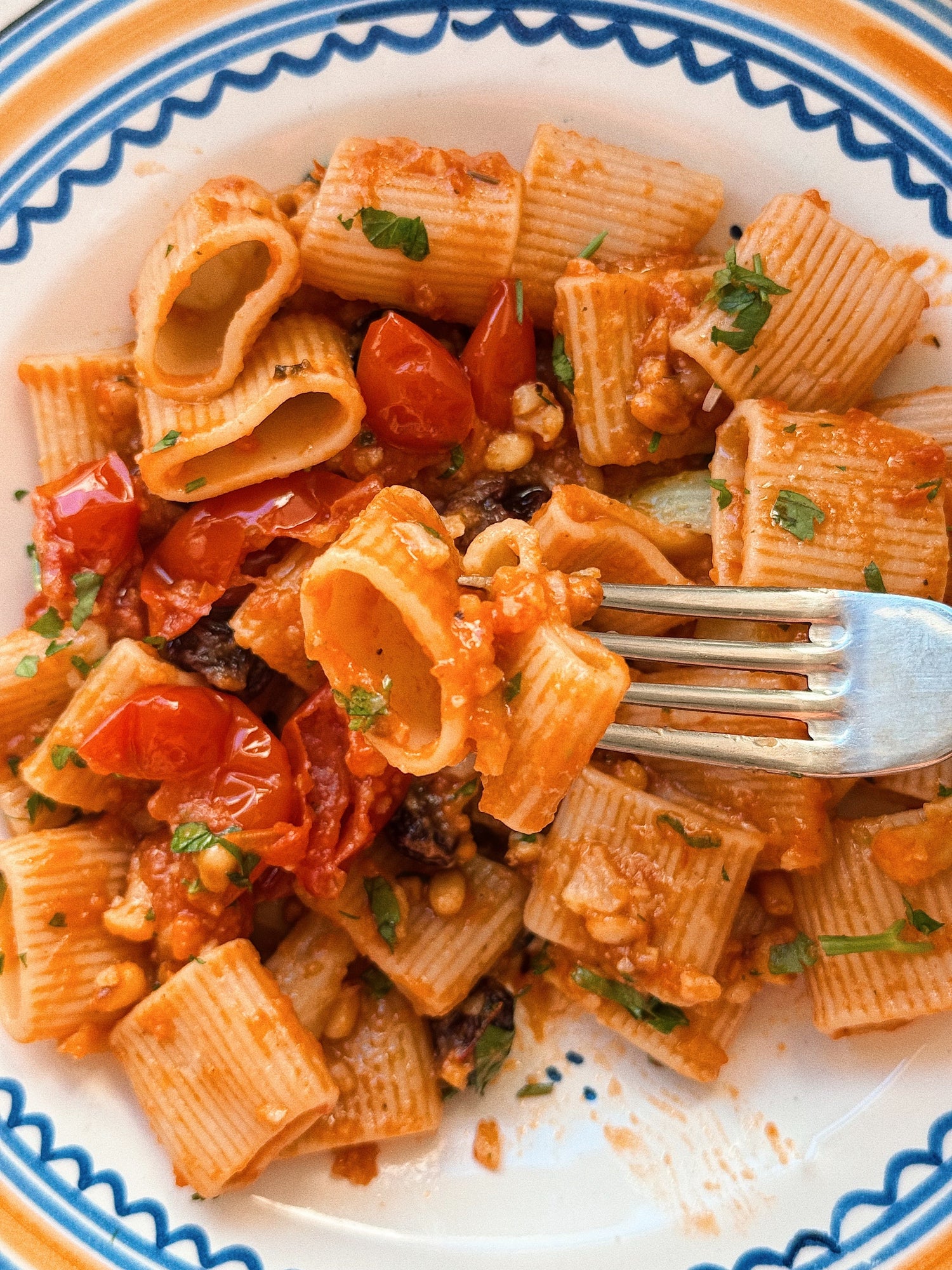 Sicilian-style cauliflower pasta