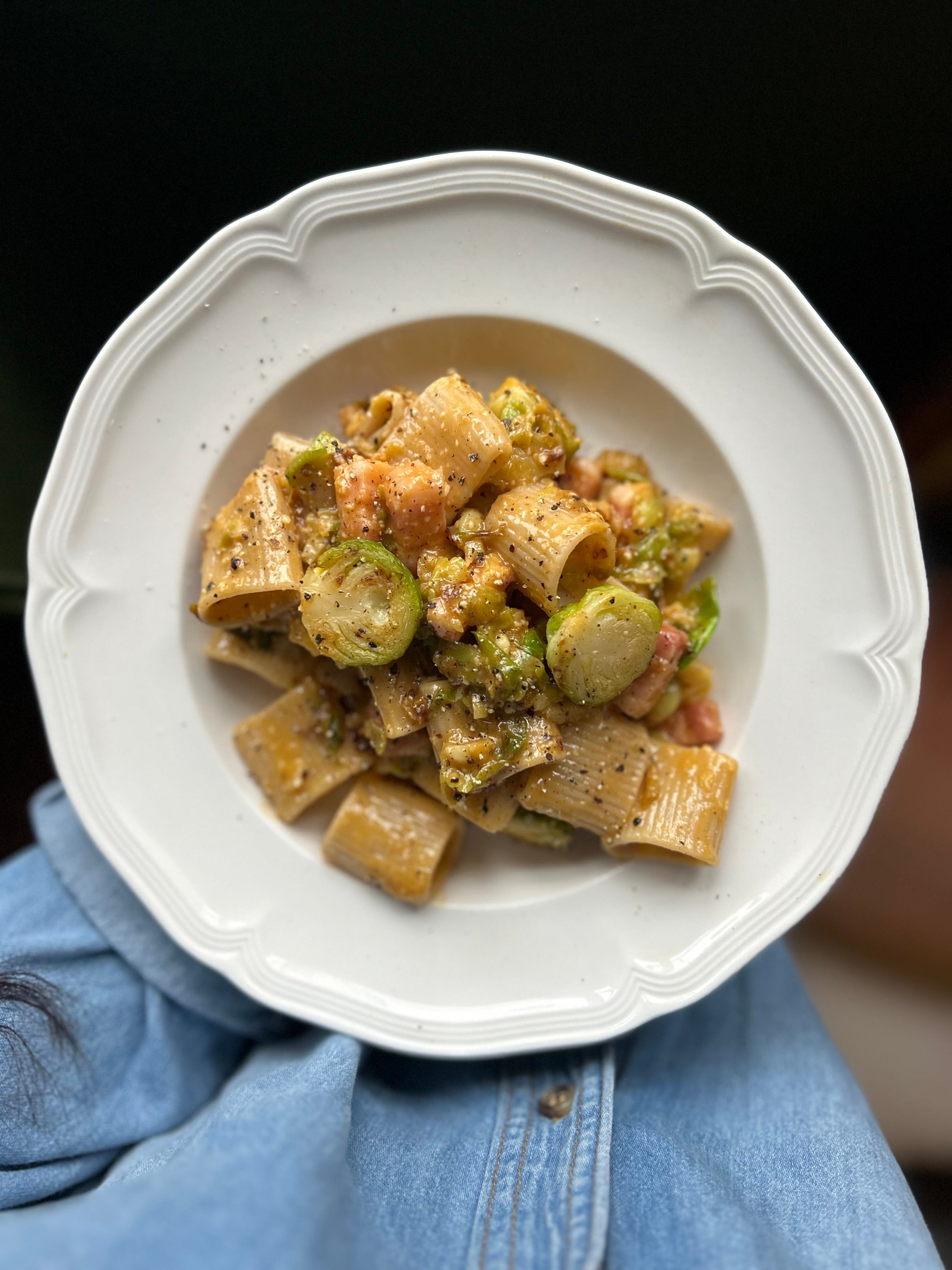 Brussels Sprouts Carbonara