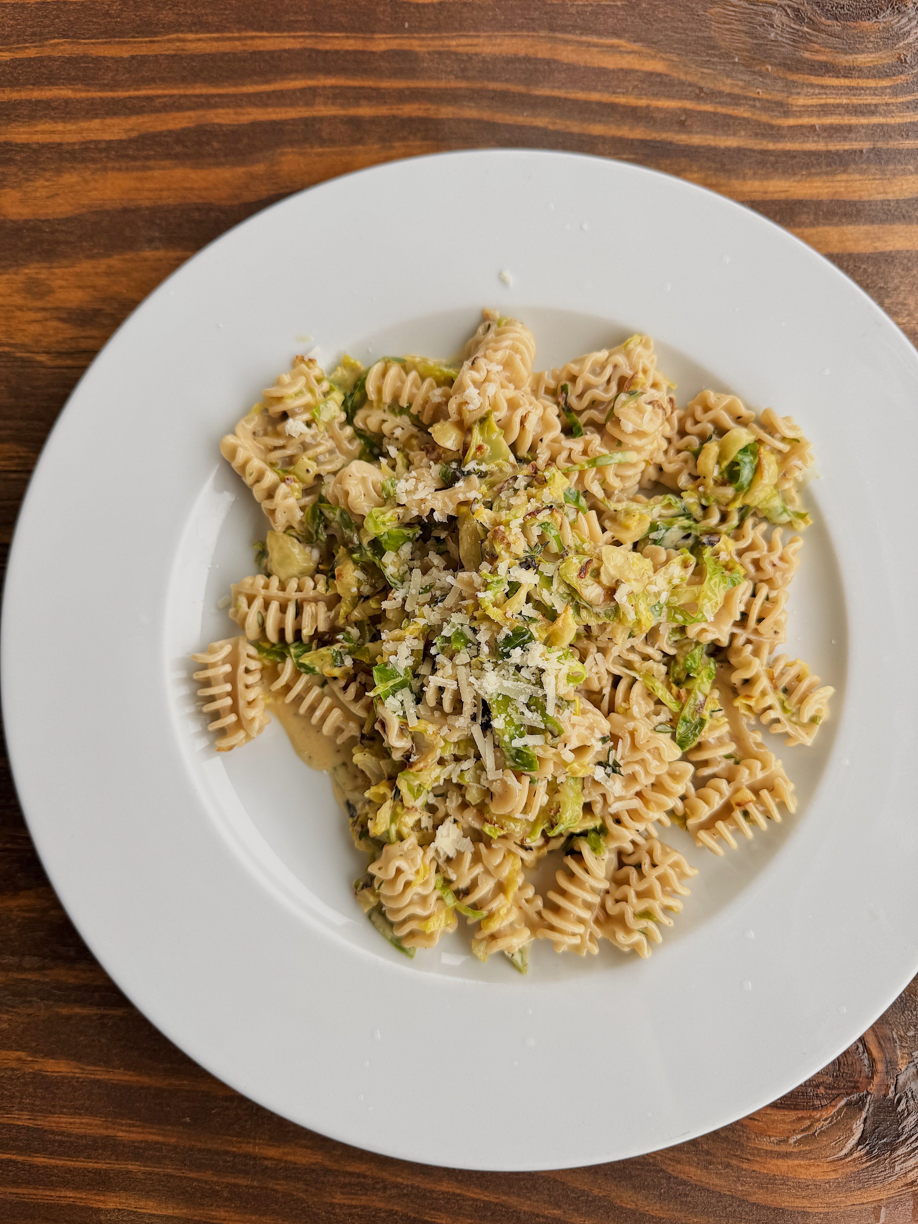 Caramelised Brussel Sprout and Brown Butter Radiatori