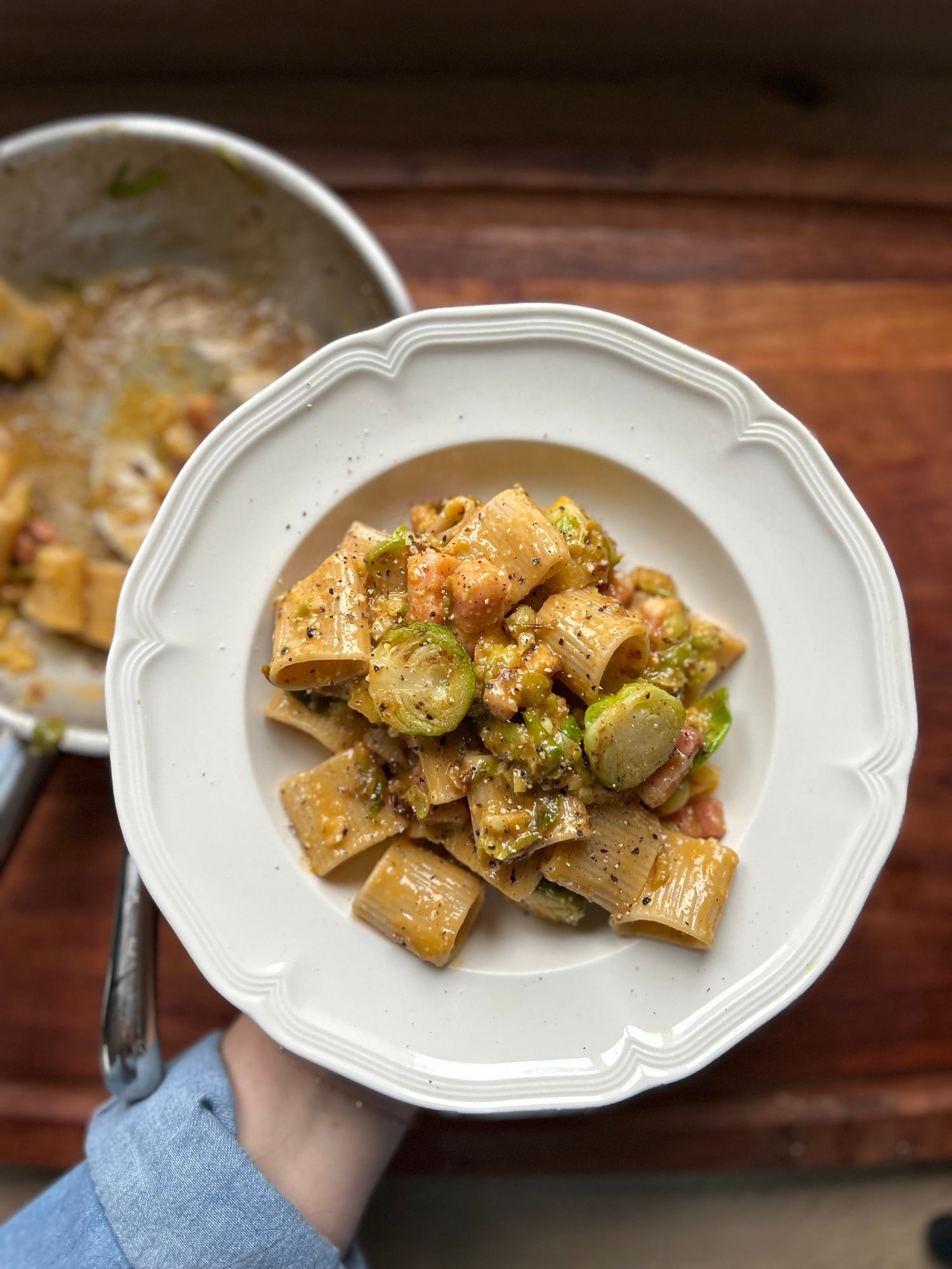 Brussels Sprouts Carbonara