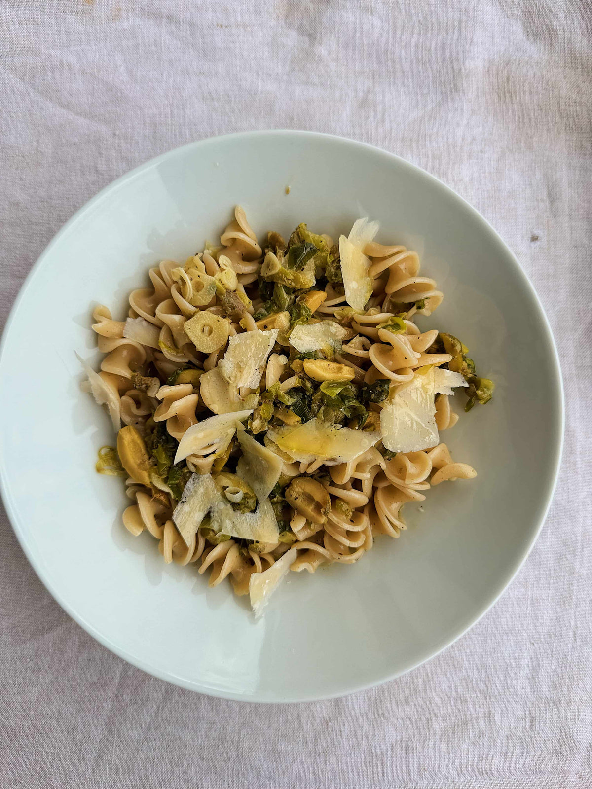 Spring Puttanesca Fusilli