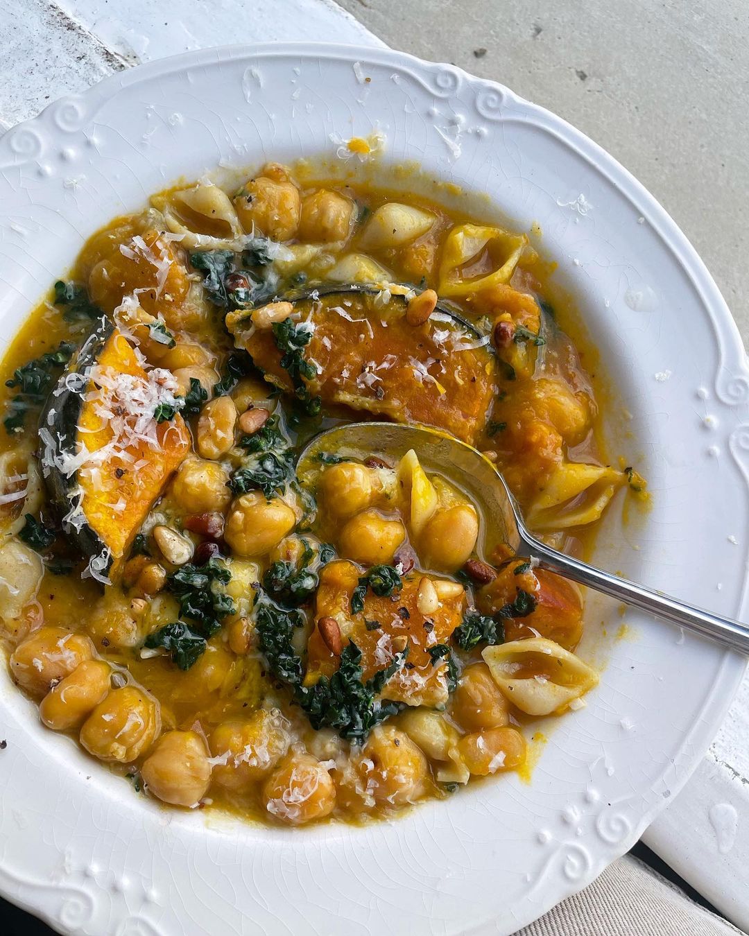 Recipe: Pasta e Ceci, Cavolo Nero & Squash