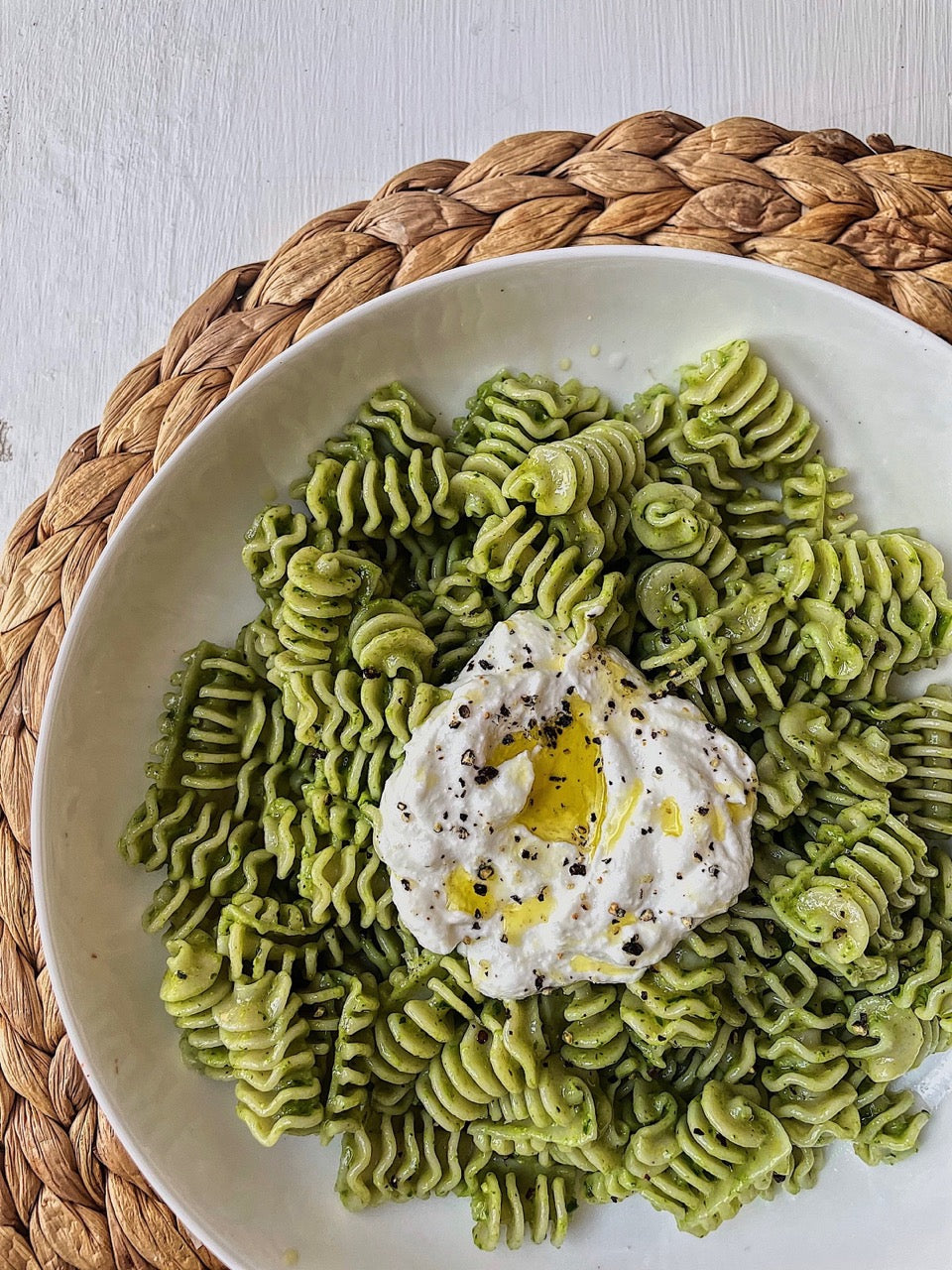 Northern Pasta Pesto Radiatori crated by the Monday Pasta Club