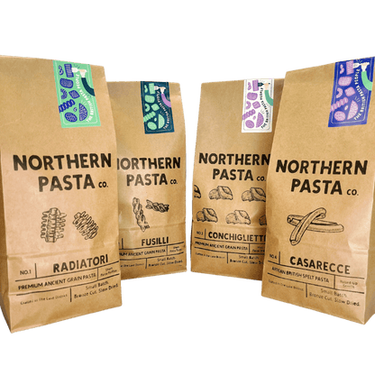 Northern Pasta British Pasta Bundle of 4 shapes
