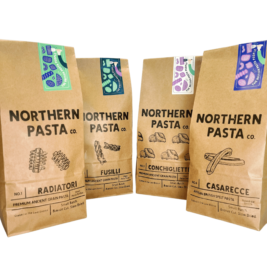 Northern Pasta British Pasta Bundle of 4 shapes