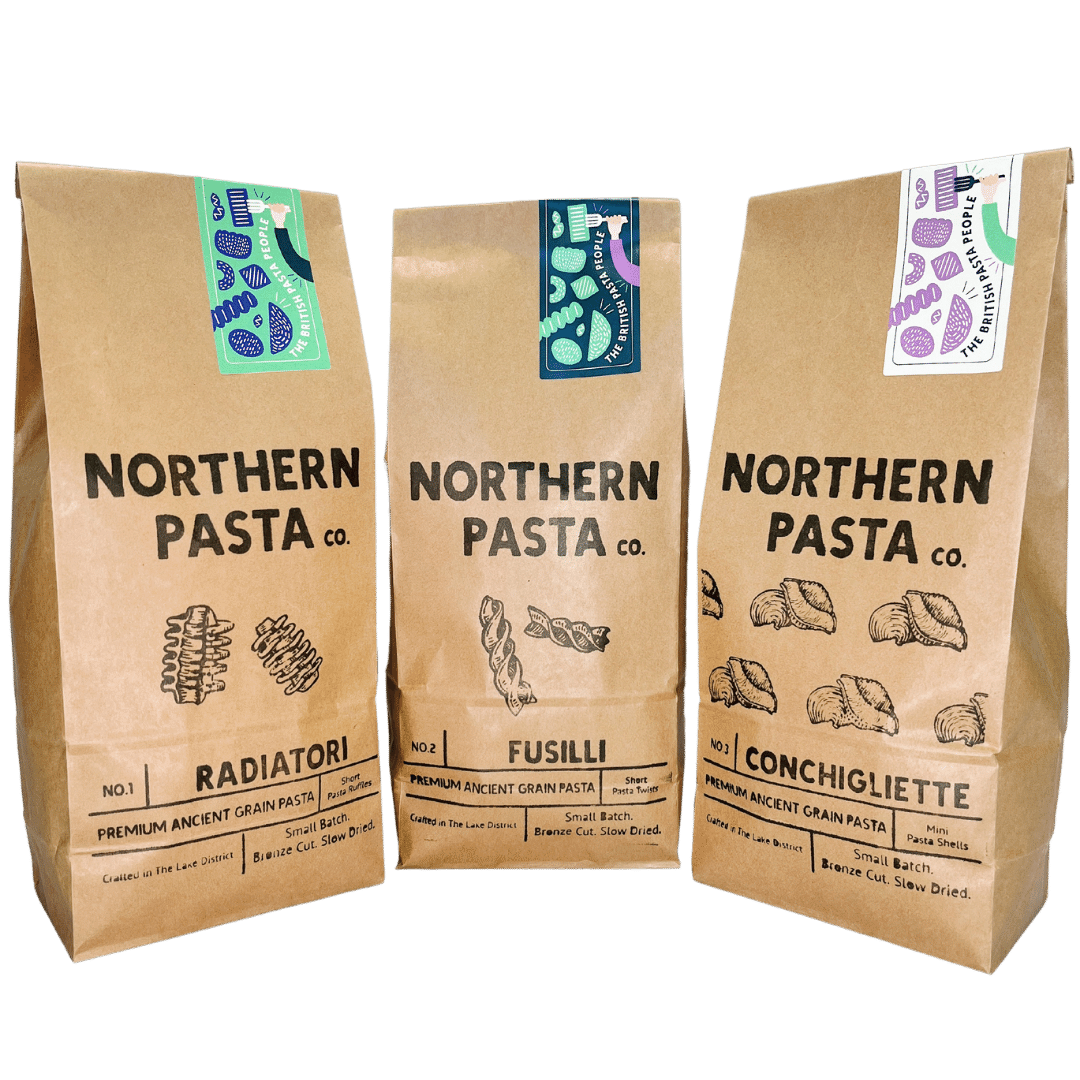 Northern Pasta British Pasta Bundle of 3 shapes